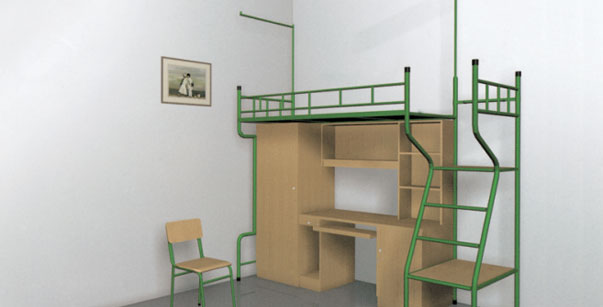 学生楼梯单独式单人床